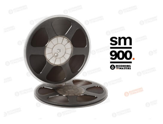 SM900 1/4″ 762M Trident Plastic Reel Hinged Box magnószalag